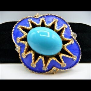 Jomaz Maltese Cross Style Brooch